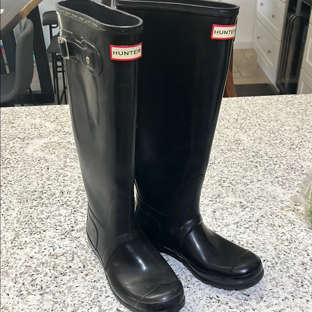Hunter Classic Black Tall Boots
